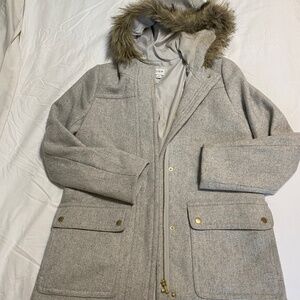Jcrew Grey Parka